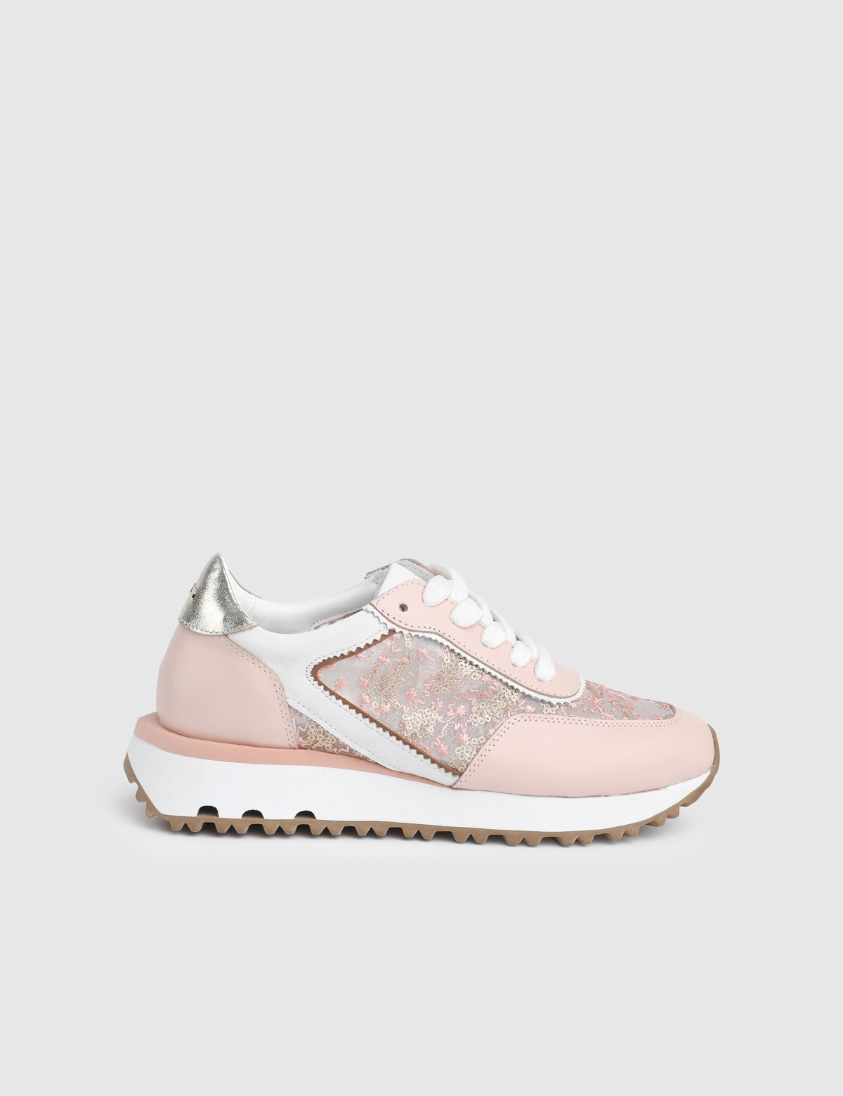 Malta Powder Pink Leather Women's Sneaker