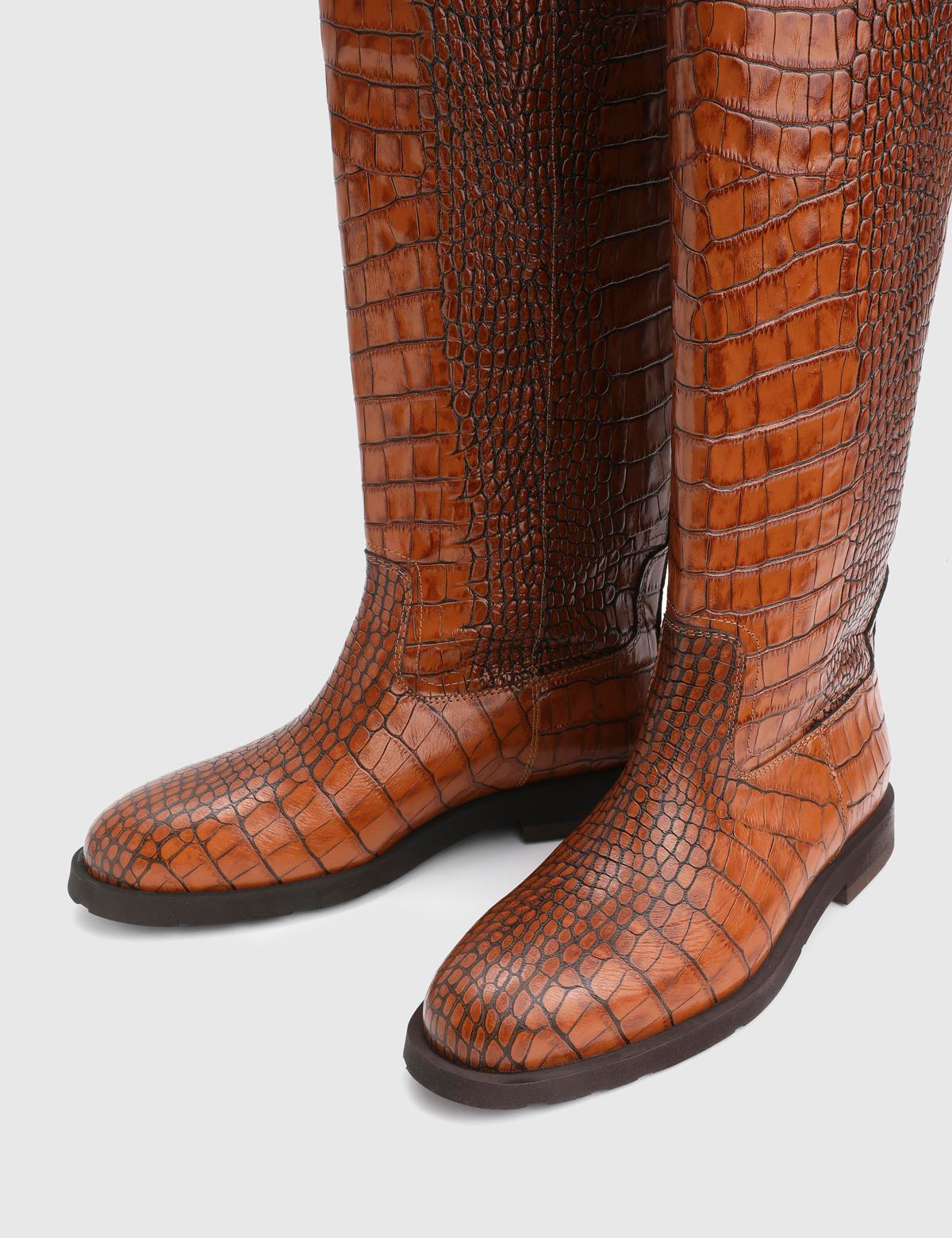Mavros Saddle Brown Women's High Boot