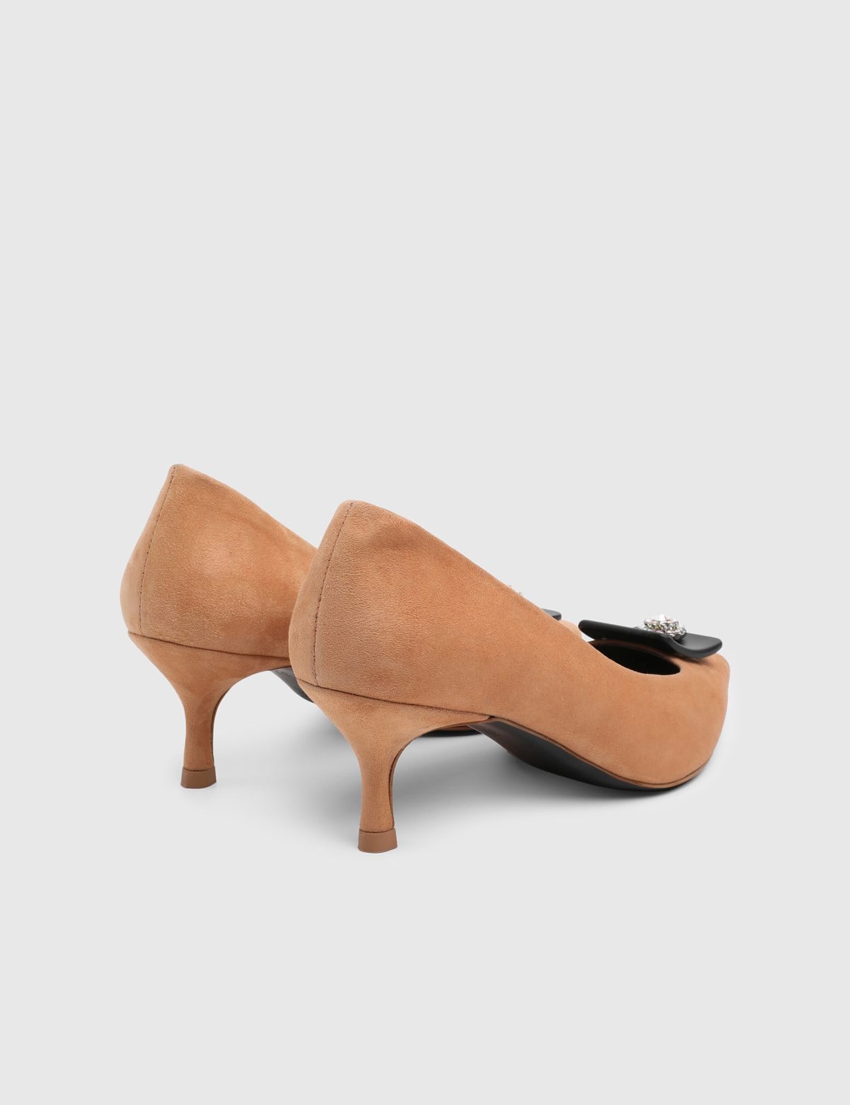 Melodia Orange Suede Leather Women's Pump
