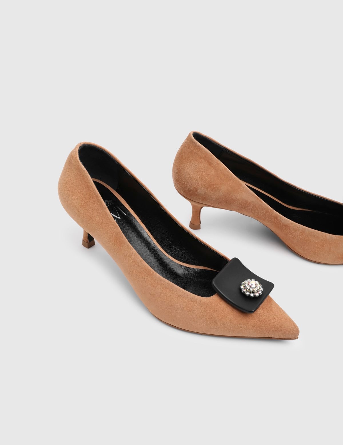 Melodia Orange Suede Leather Women's Pump