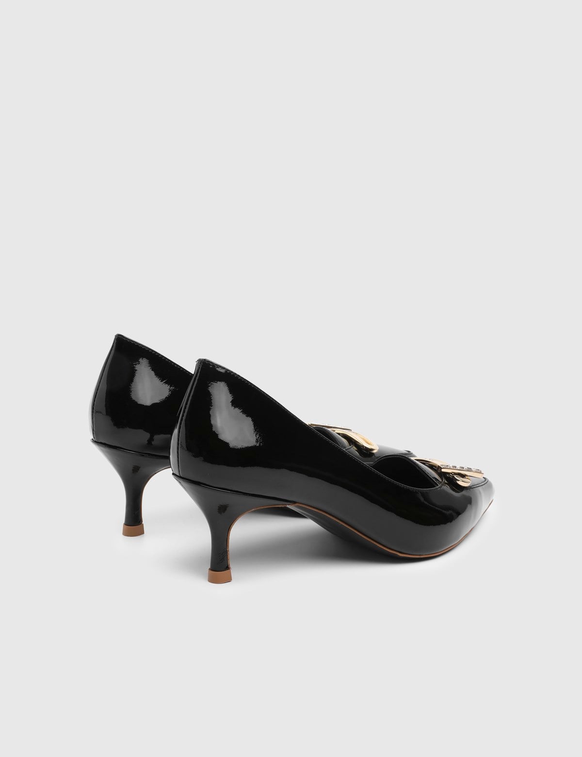 Milagros Black Patent Leather Women's Pump
