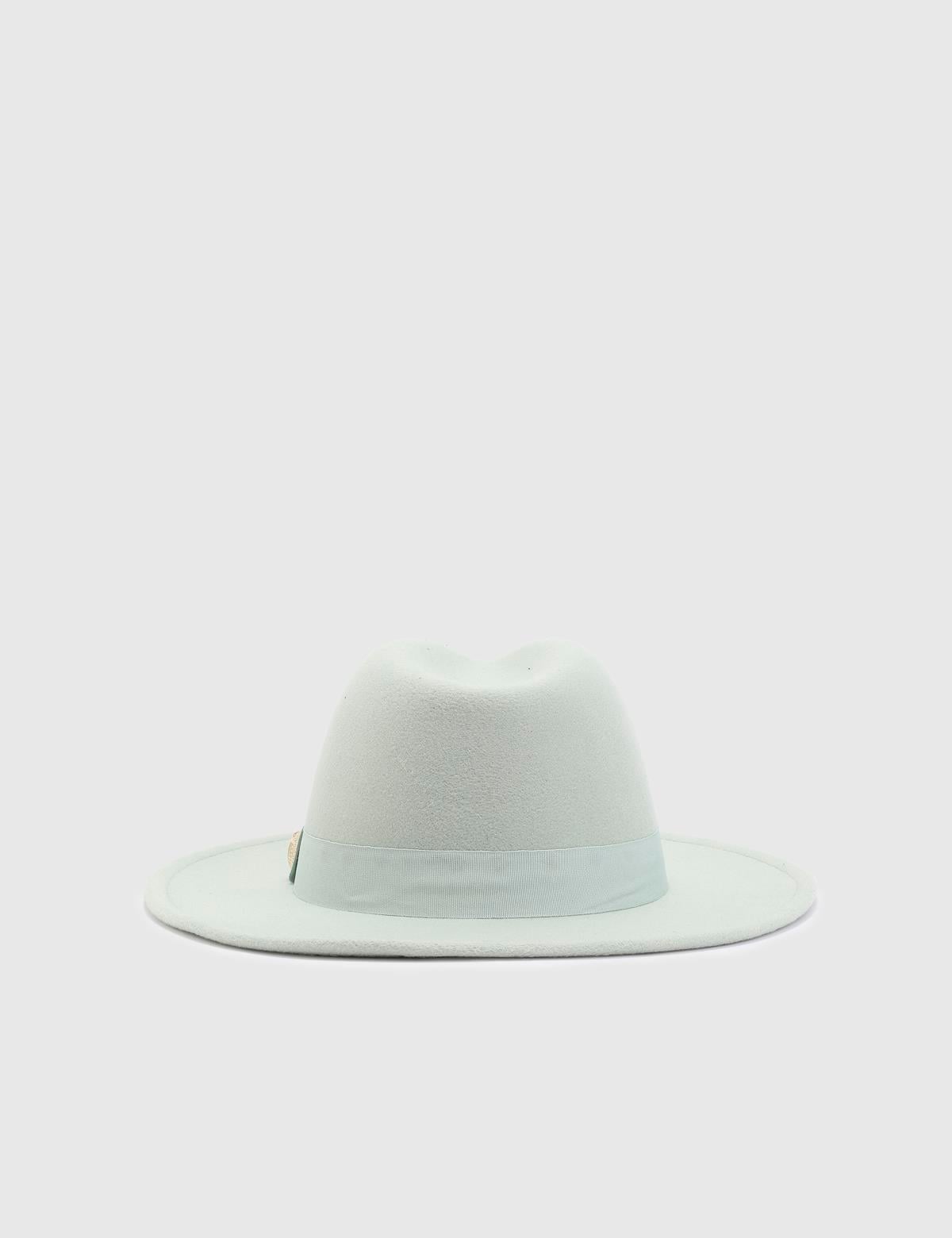 Minako Mint Green Cashmere Women's Hat