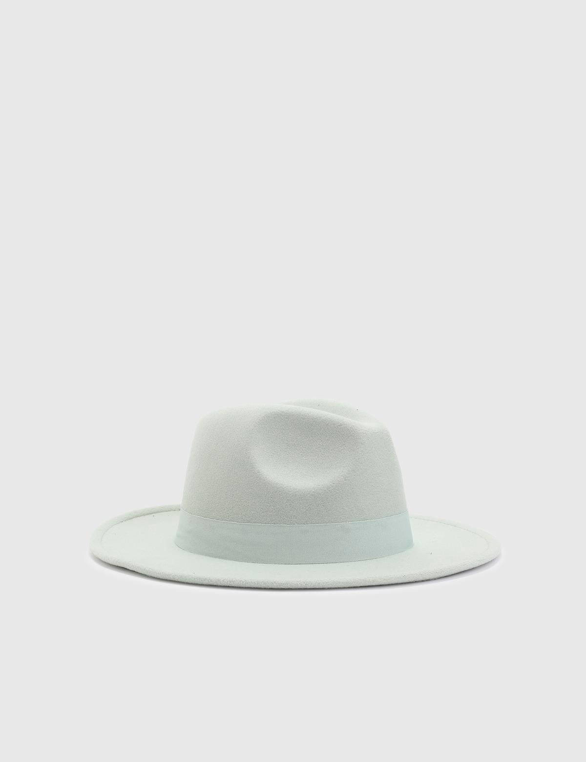 Minako Mint Green Cashmere Women's Hat