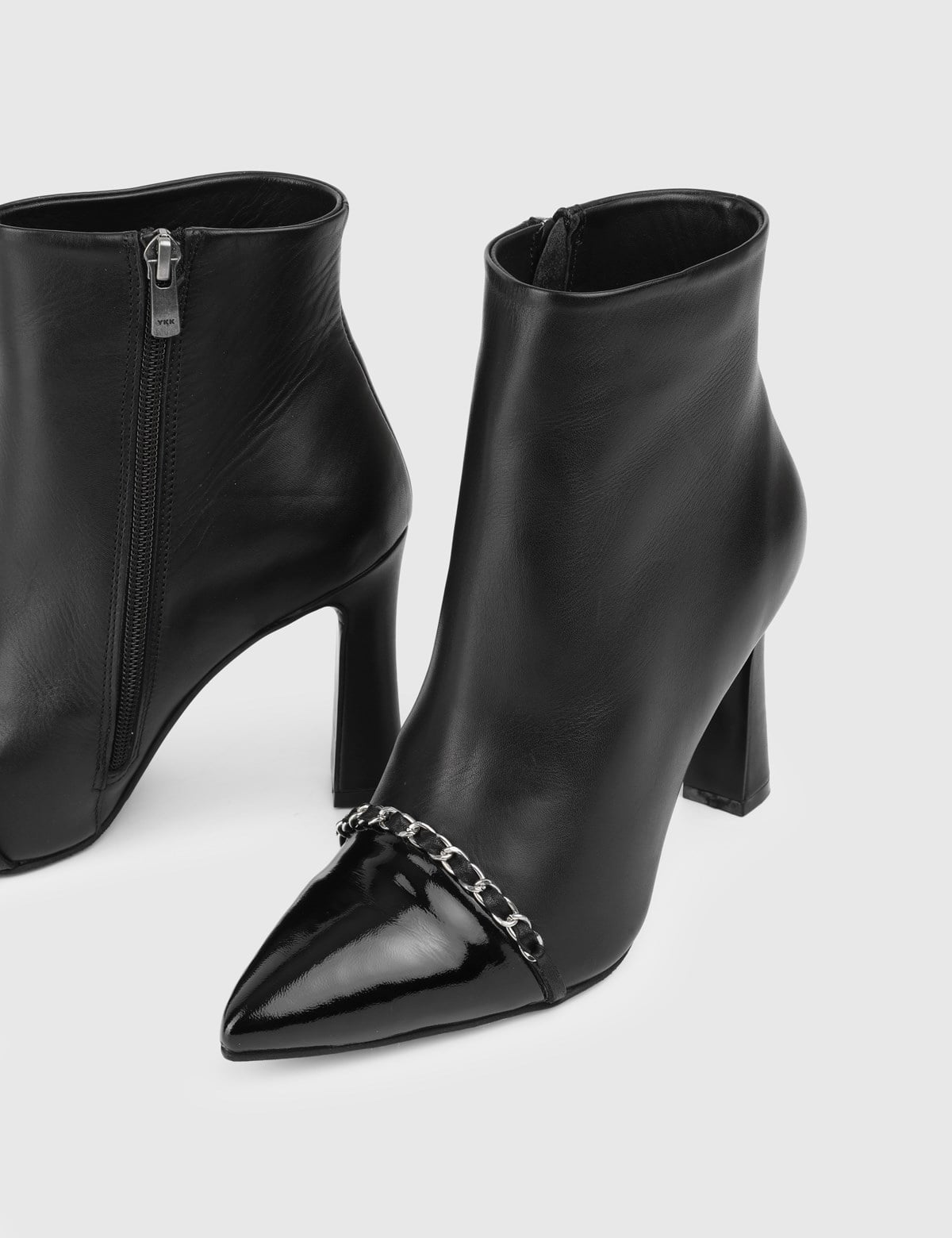 Moss Black Patent Leather Women's Boot