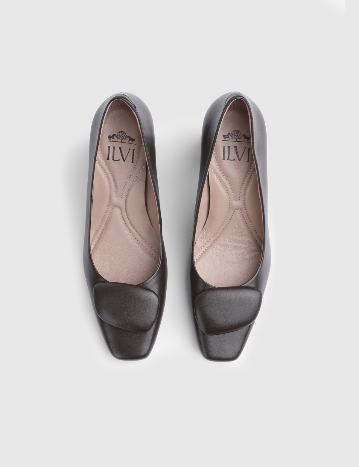 Nareen Brown Leather Women's Pump