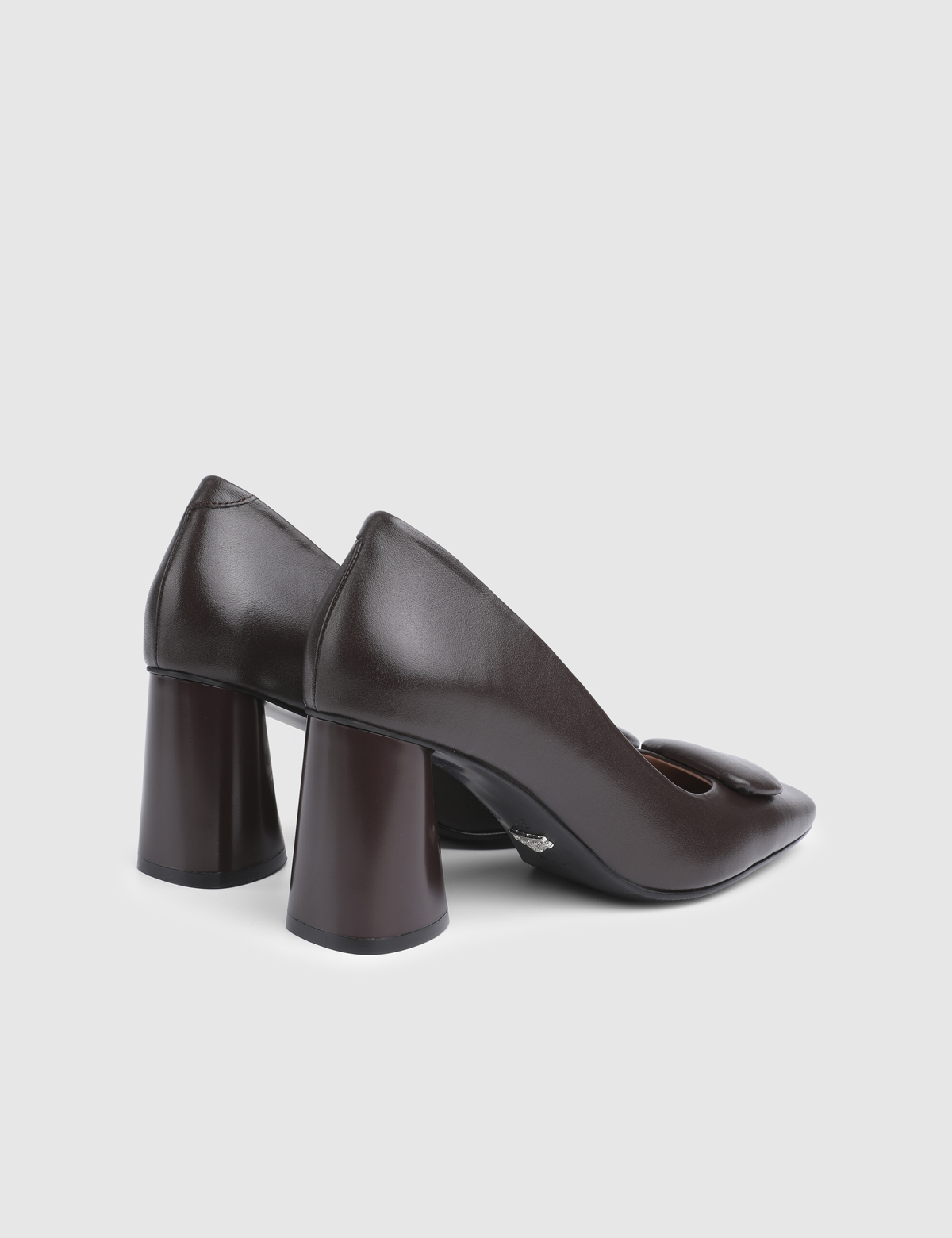 Nareen Brown Leather Women's Pump