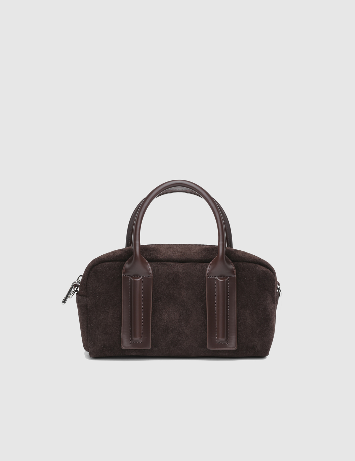 Nelin Brown Suede Women's Handbag