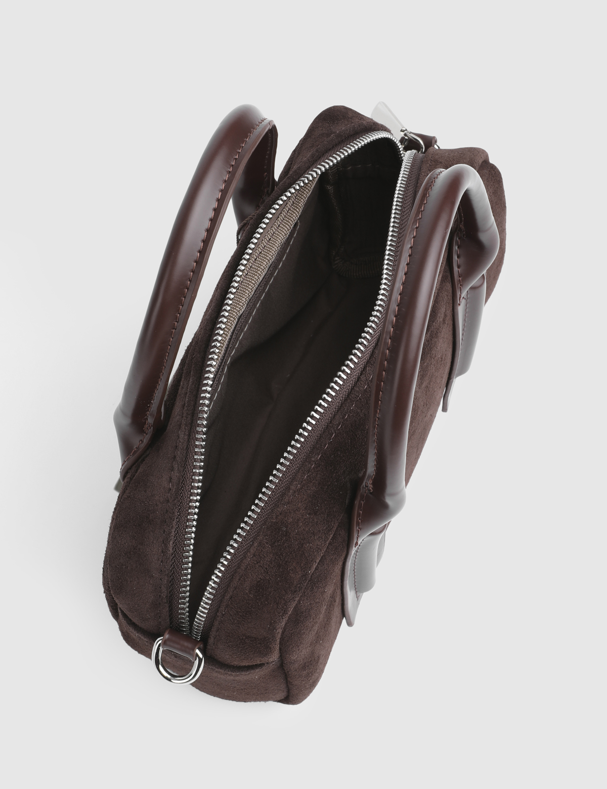 Nelin Brown Suede Women's Handbag