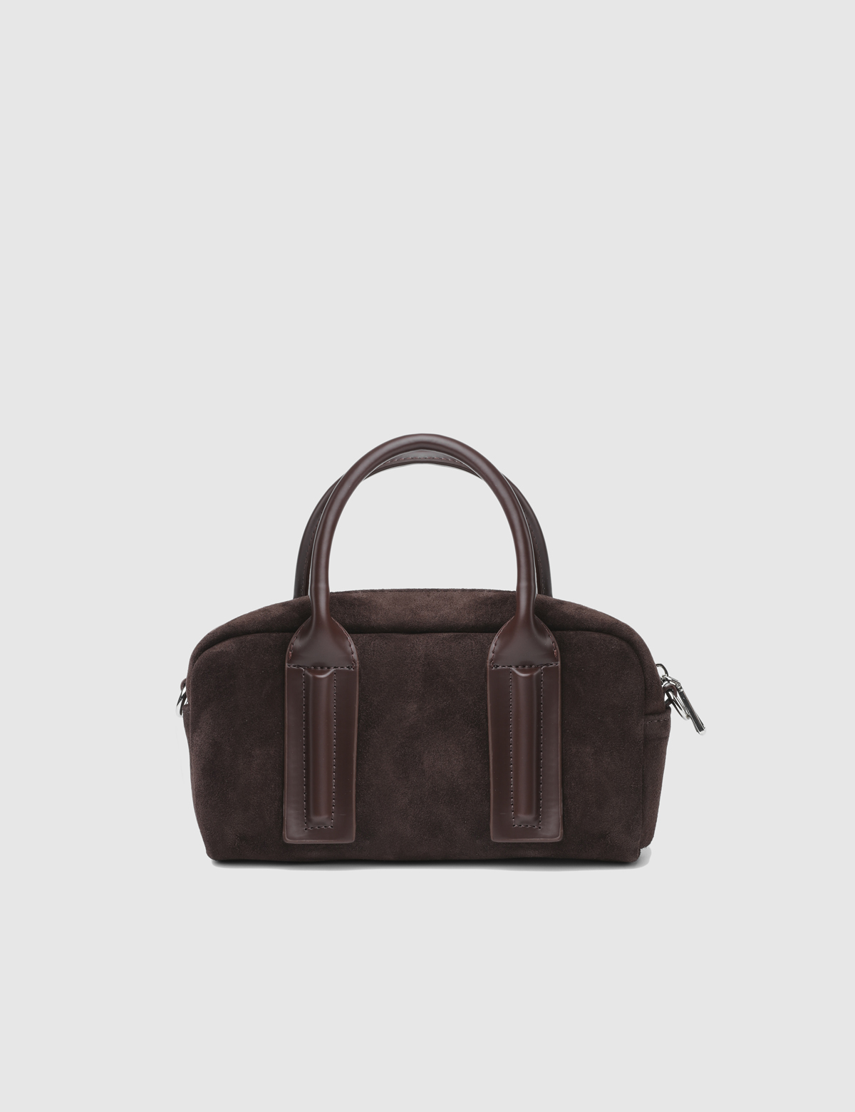 Nelin Brown Suede Women's Handbag