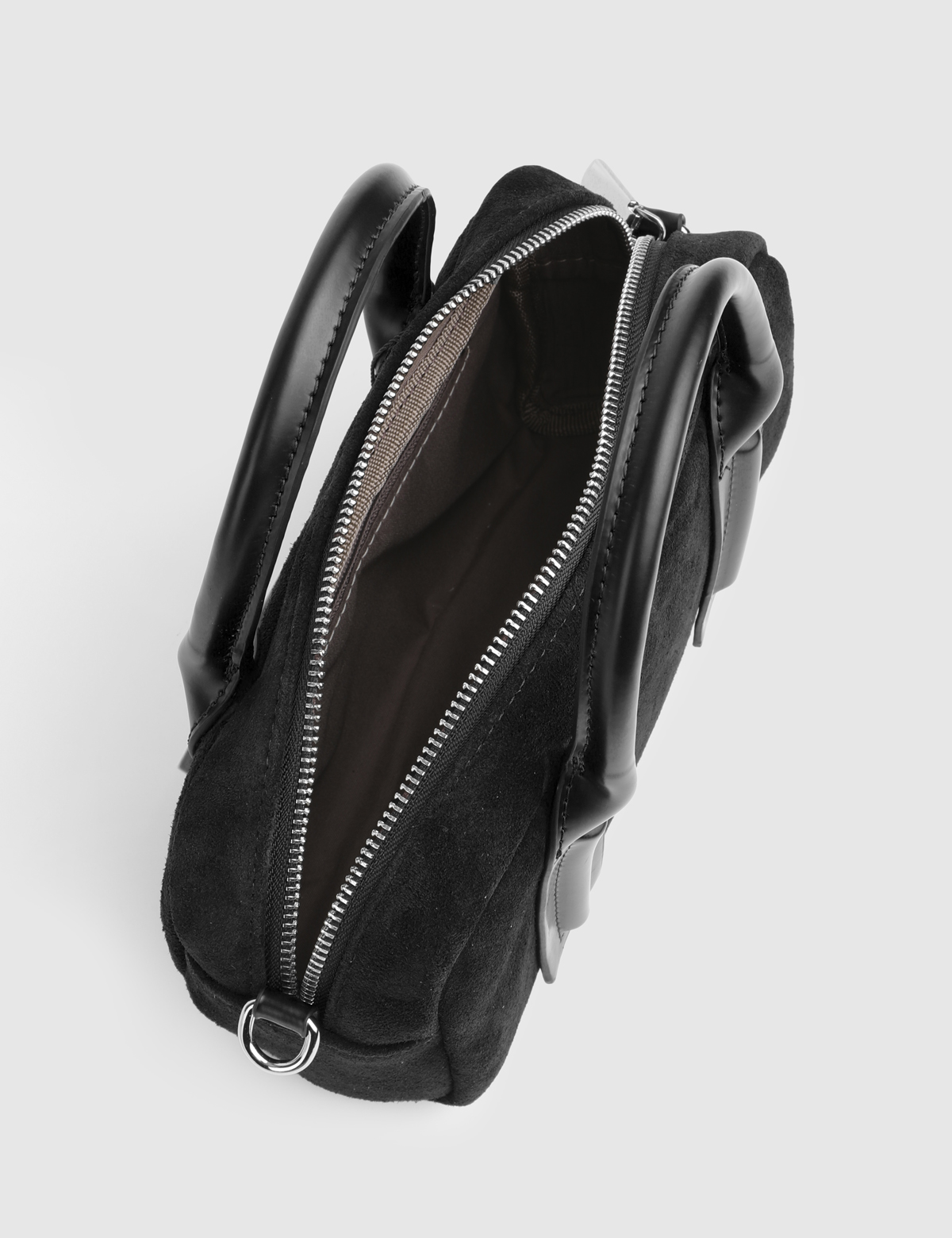 Nelin Black Suede Women's Handbag