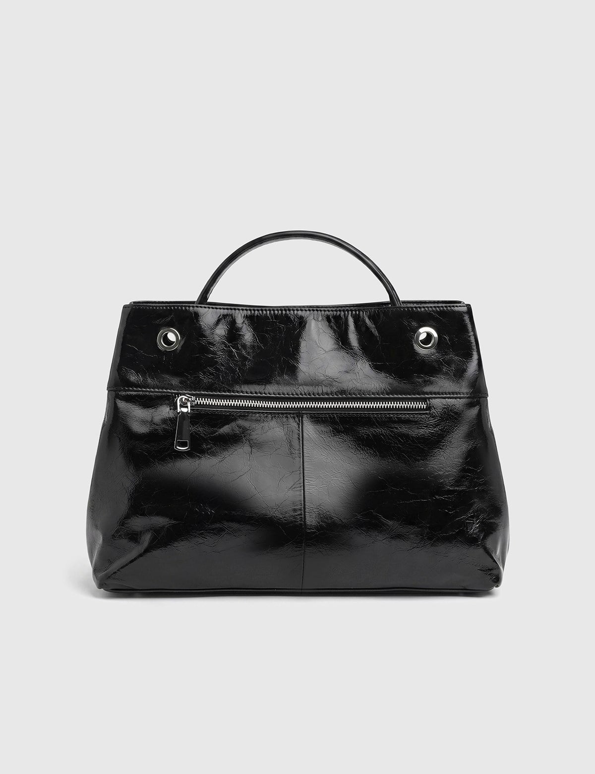 Nerissa Genuine Leather Women's Black Handbag