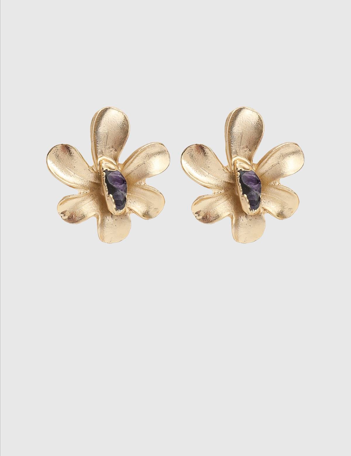 Nikolos Kadın Küpe Antrasit