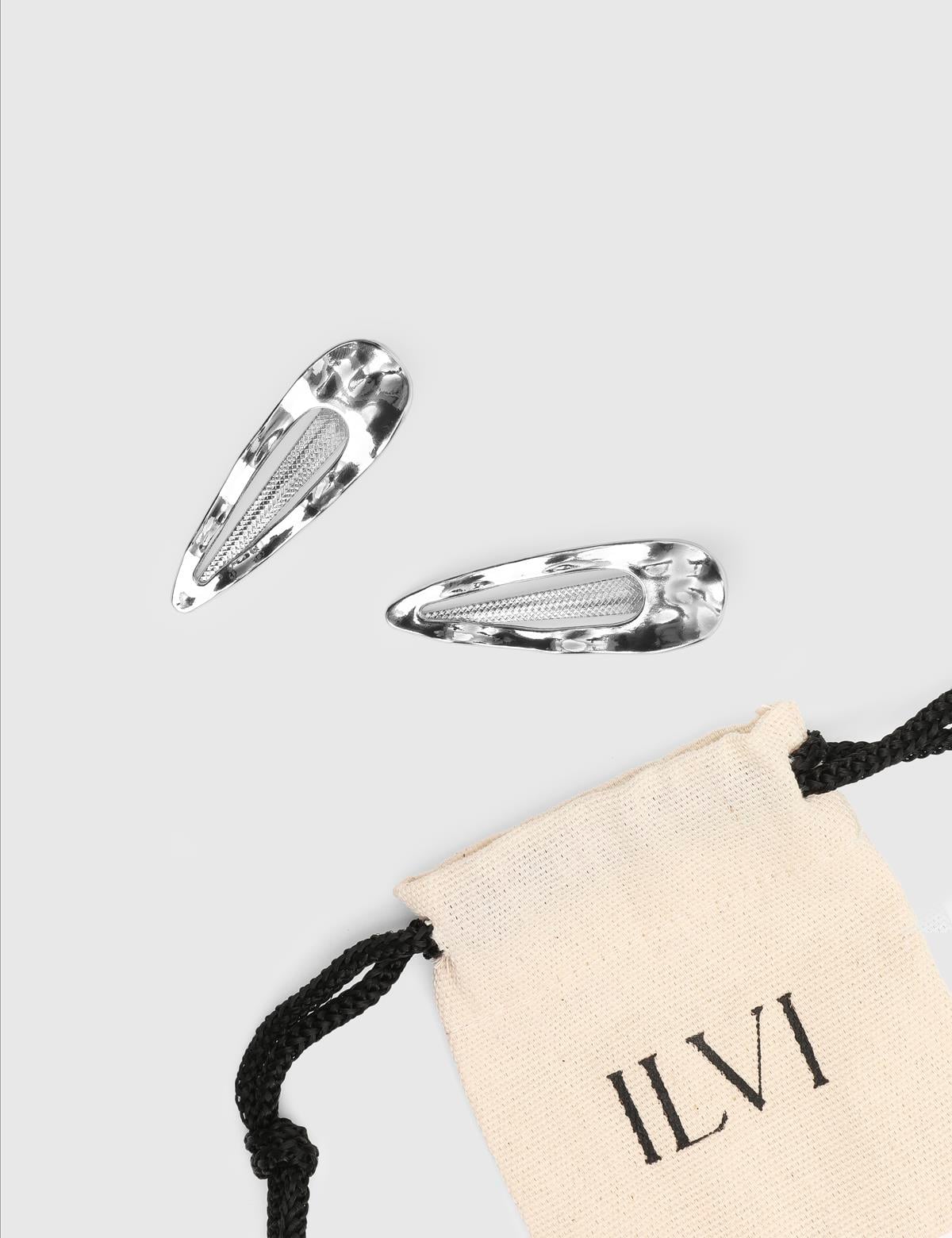 Novomes Silver Women's Hair Clip