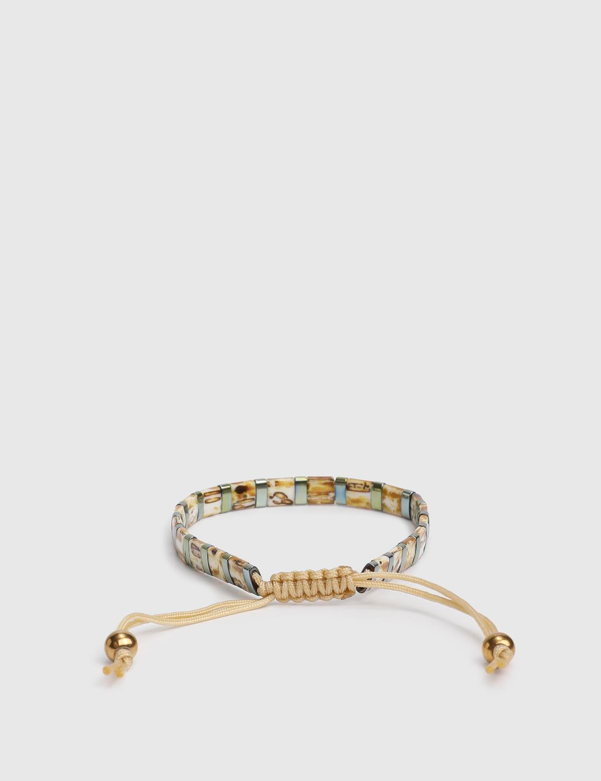 Pelda Beige Men's Bracelet