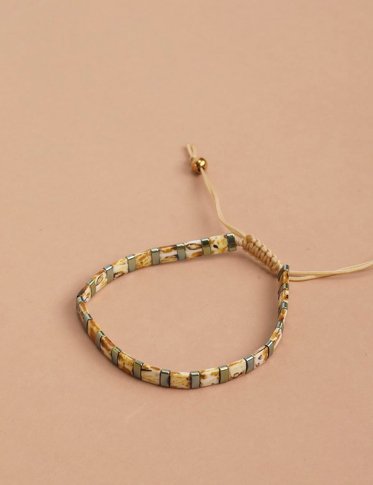 Pelda Beige Men's Bracelet