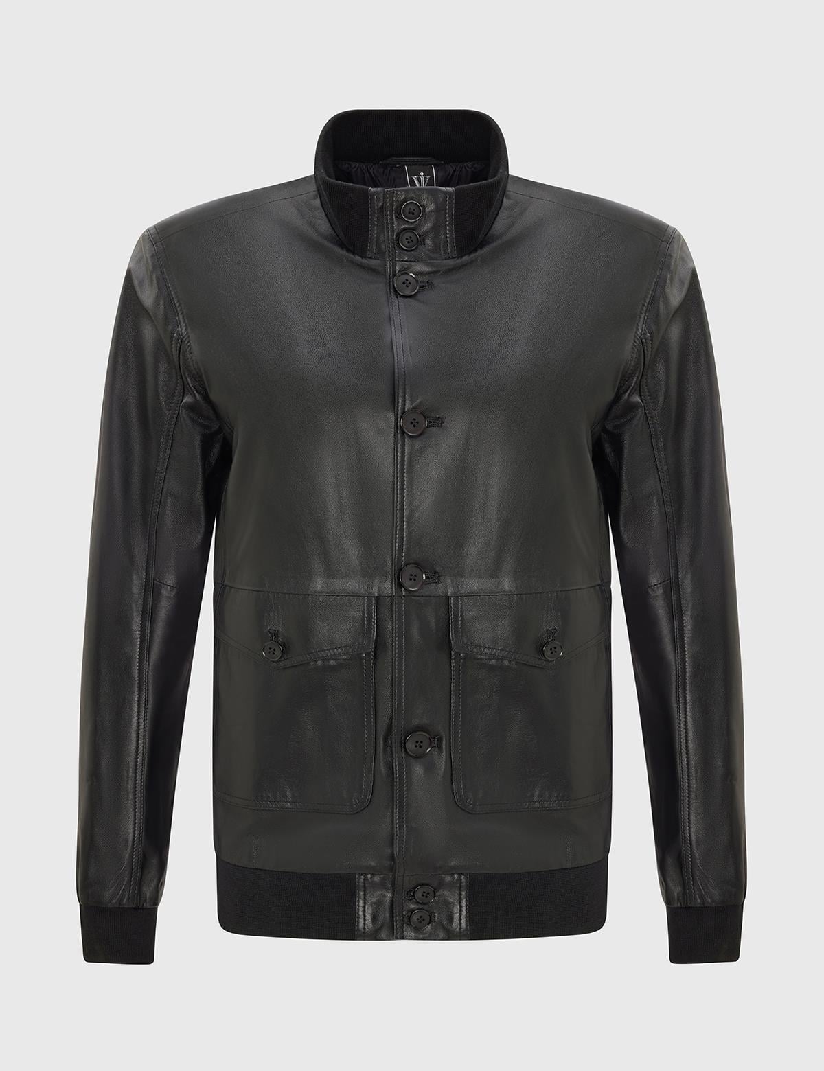 Percival Black Men's Leather Jacket