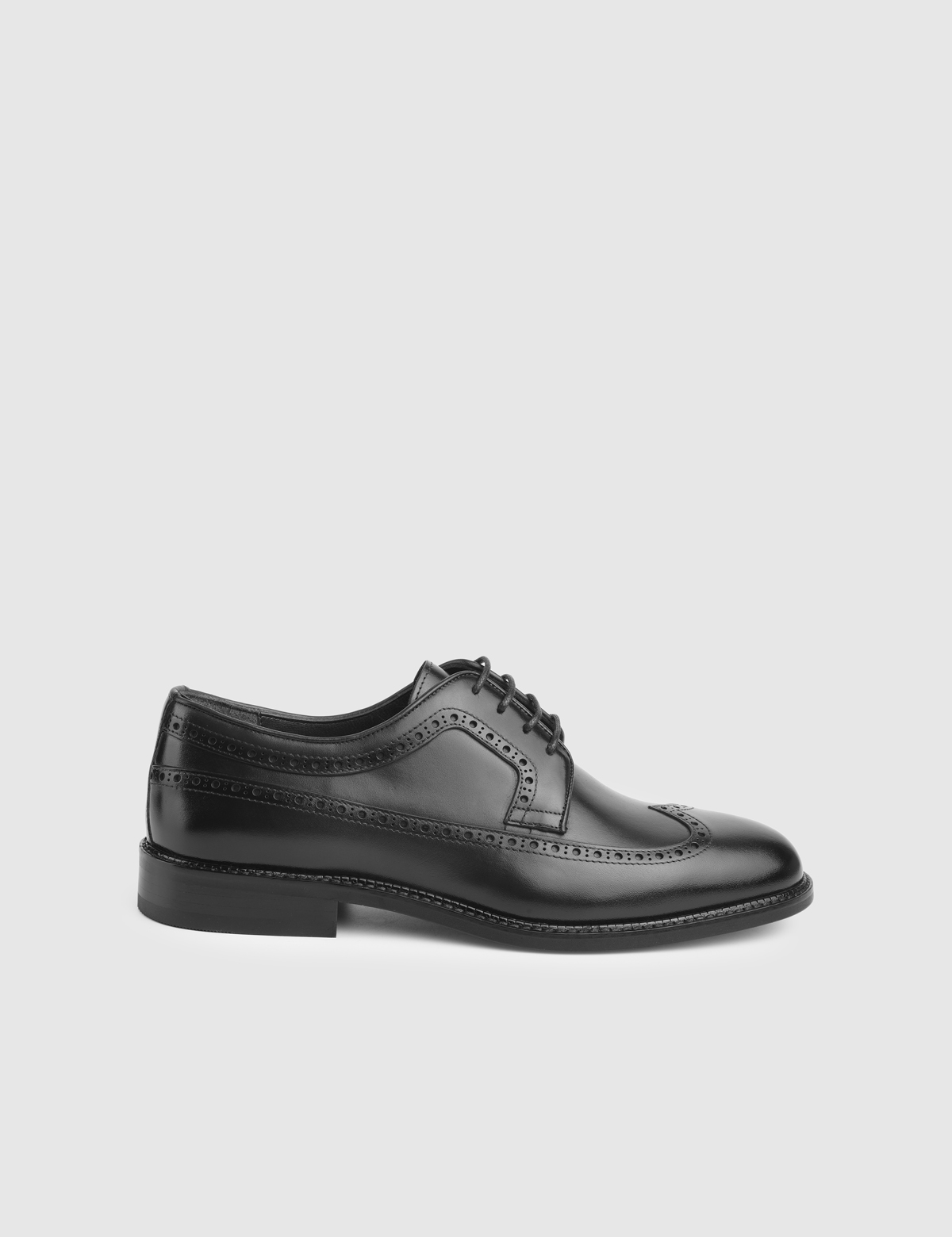 Pieter Black Leather Men's Classic Shoe