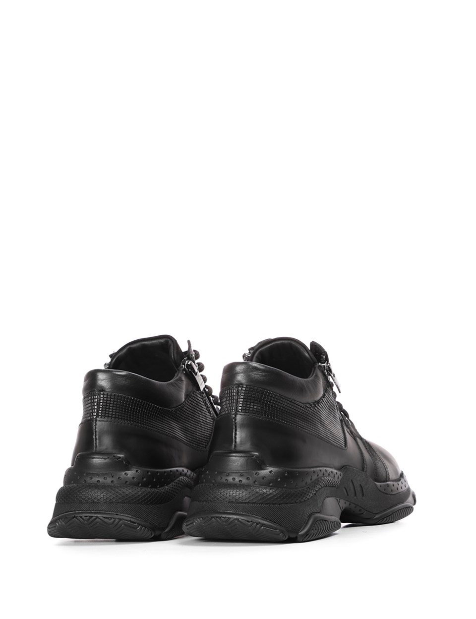 Puta Men's Sneaker Black Leather