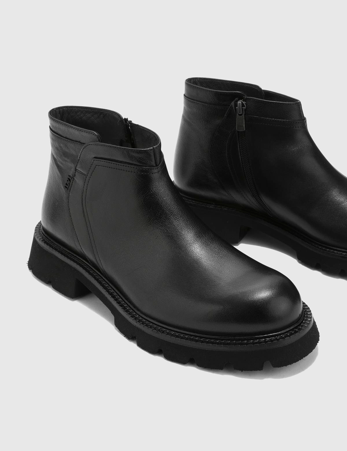 Ramos Black Leather Men's Boot