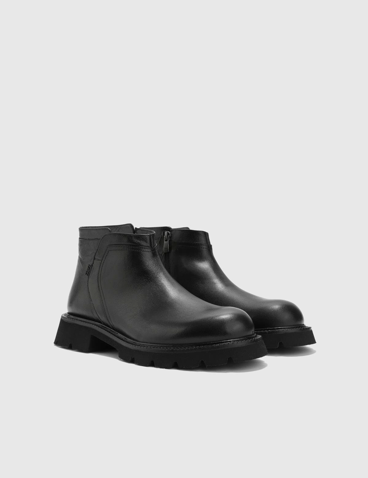 Ramos Black Leather Men's Boot