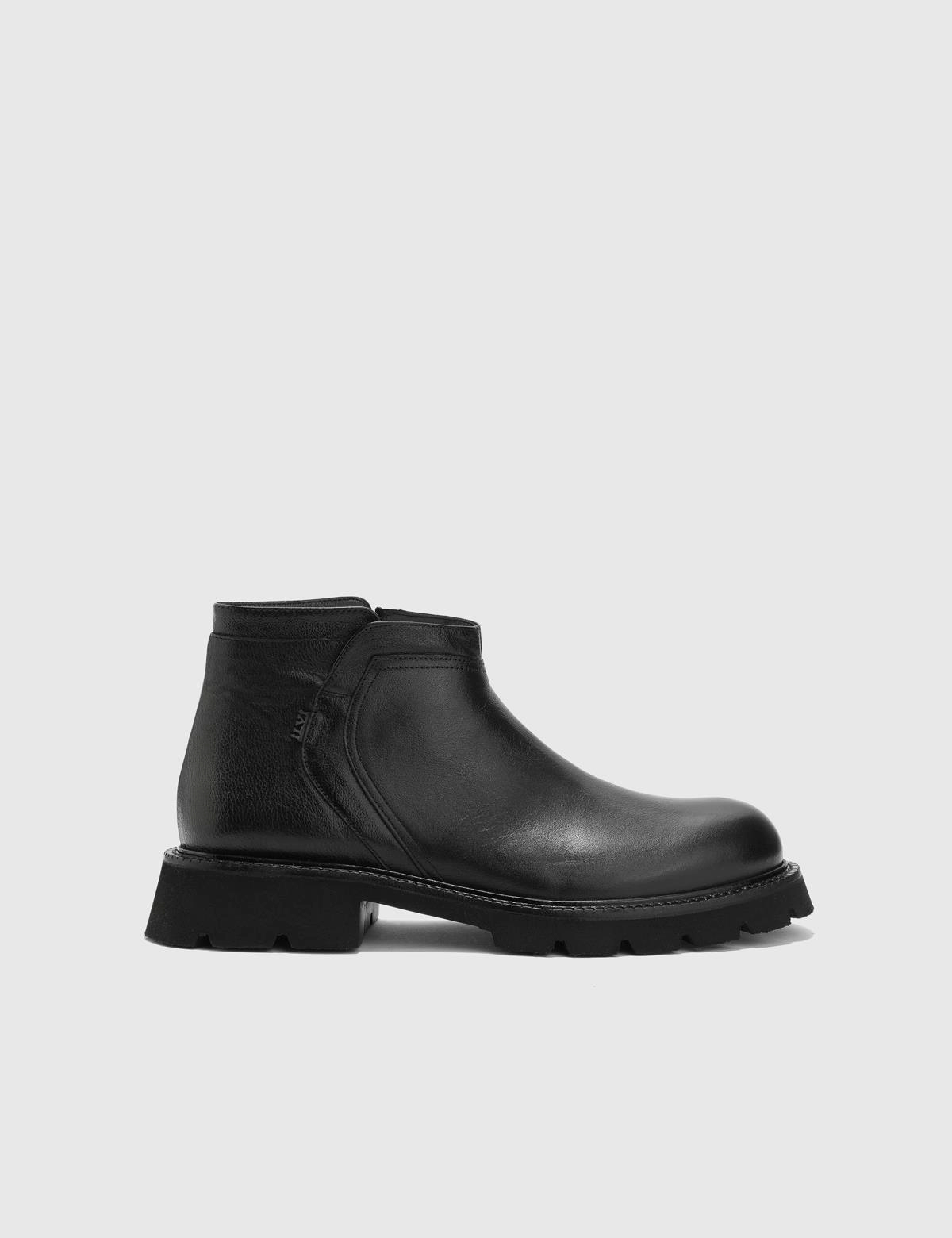 Ramos Black Leather Men's Boot