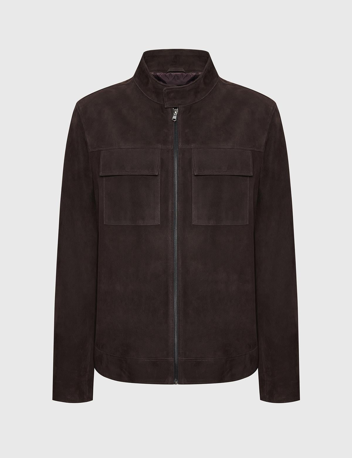 Rayn Brown Suede Leather Men's MONT