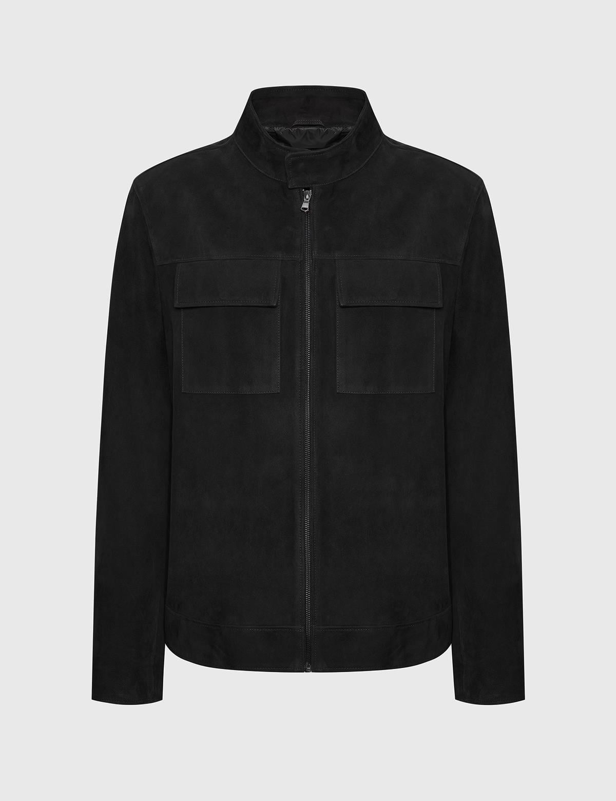 Rayn Black Suede Leather Men's MONT