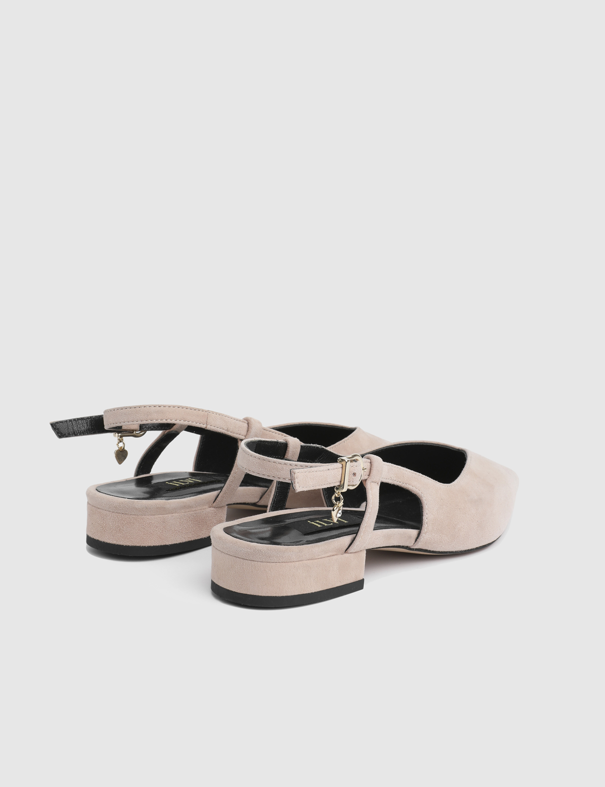 Rhine Powder Pink Leather Women's Sandal