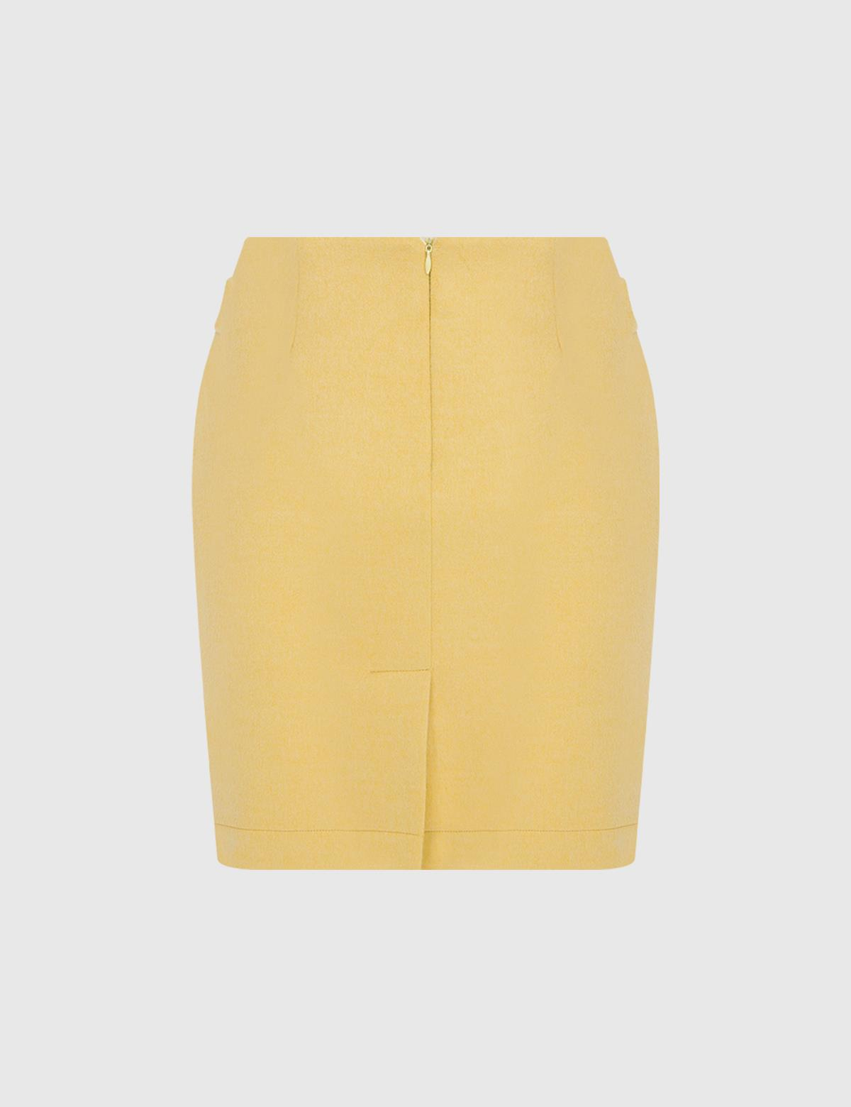 Rıdder Yellow Women's Skirt