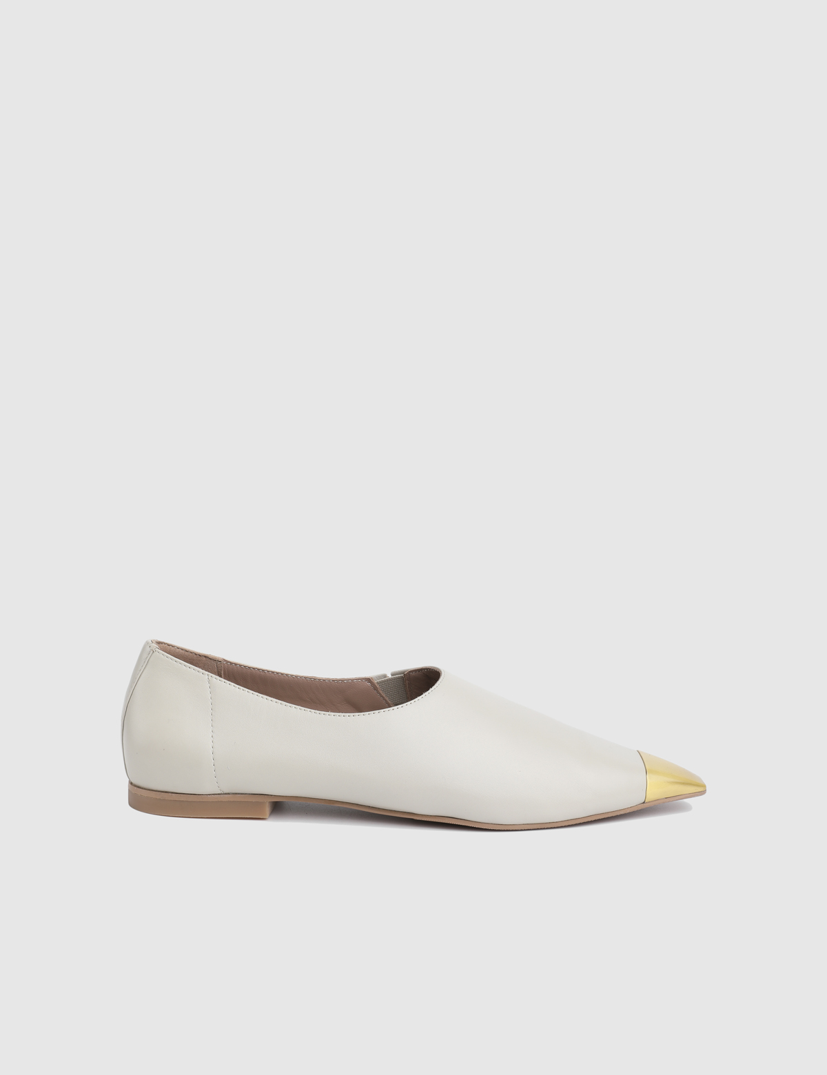 Ridge Beige Leather Women's Pump