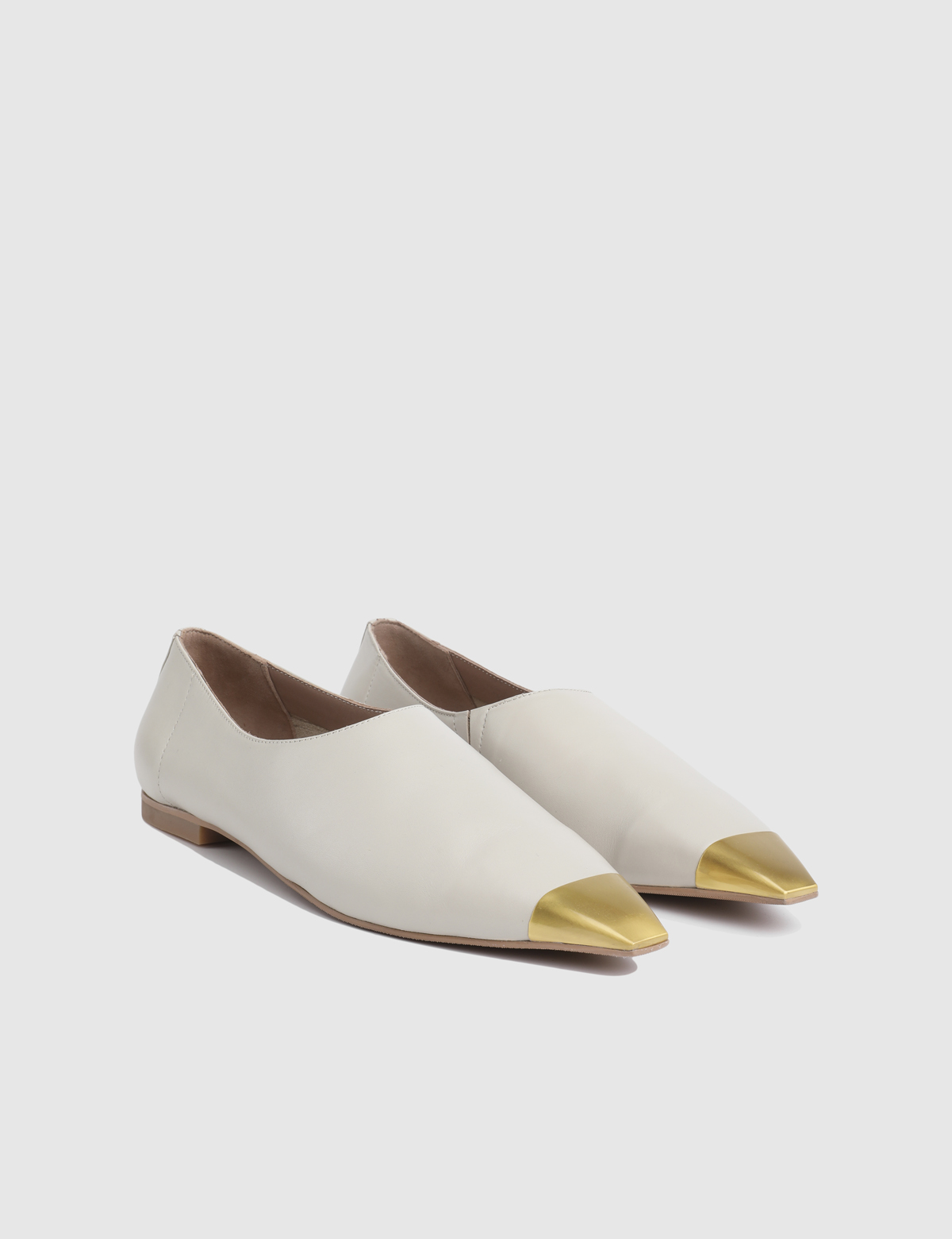 Ridge Beige Leather Women's Pump