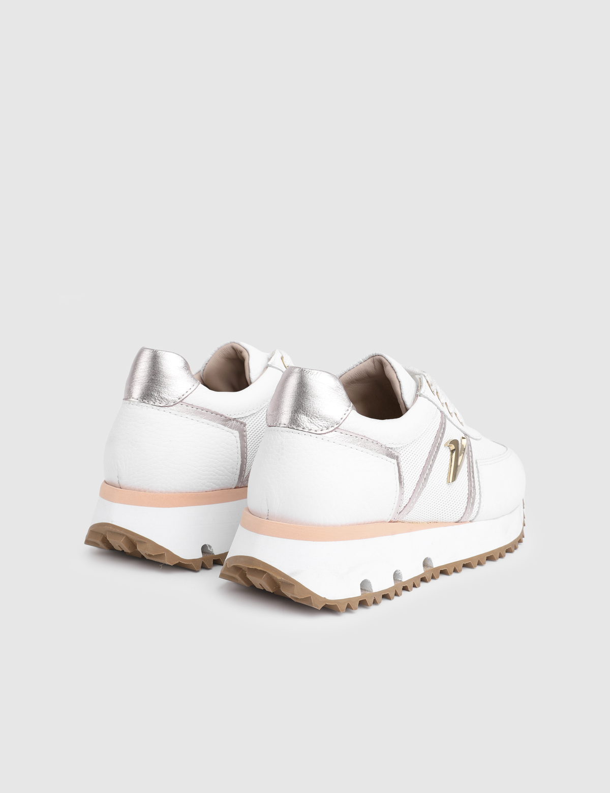 Rielle Hakiki Deri Beyaz Kadın Spor Ayakkabı