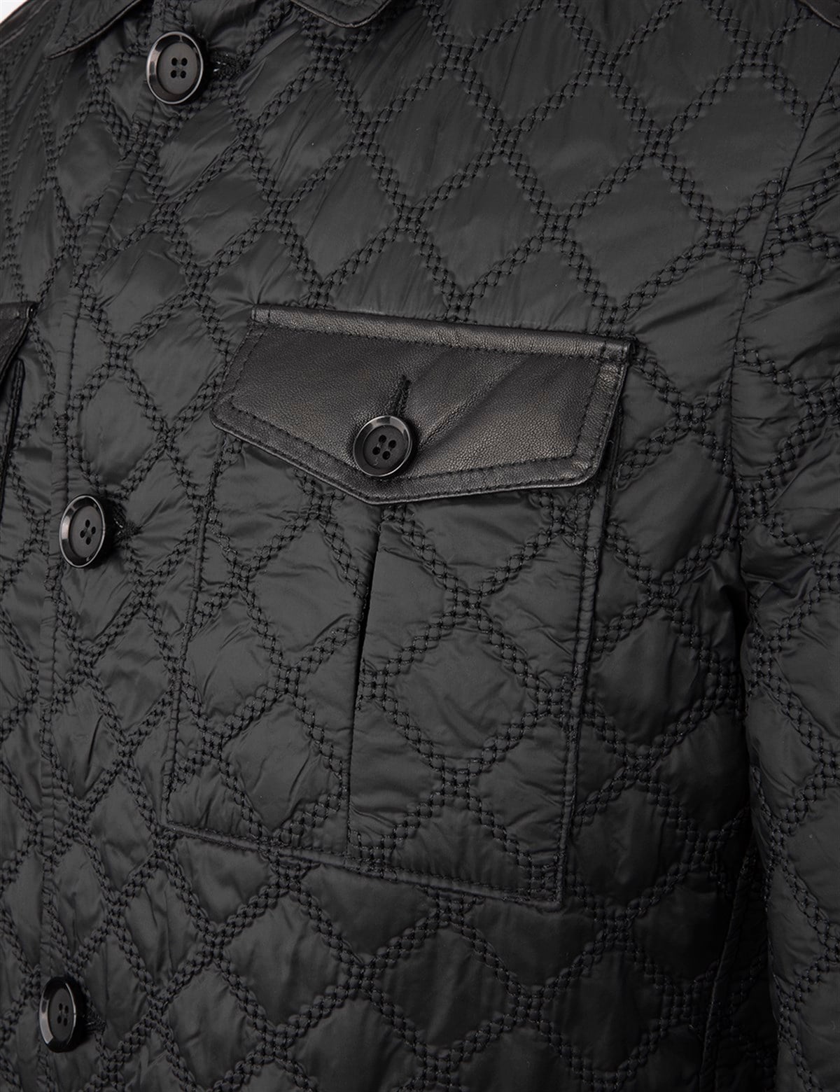 Rivne Black Men's Leather Bomber Jacket