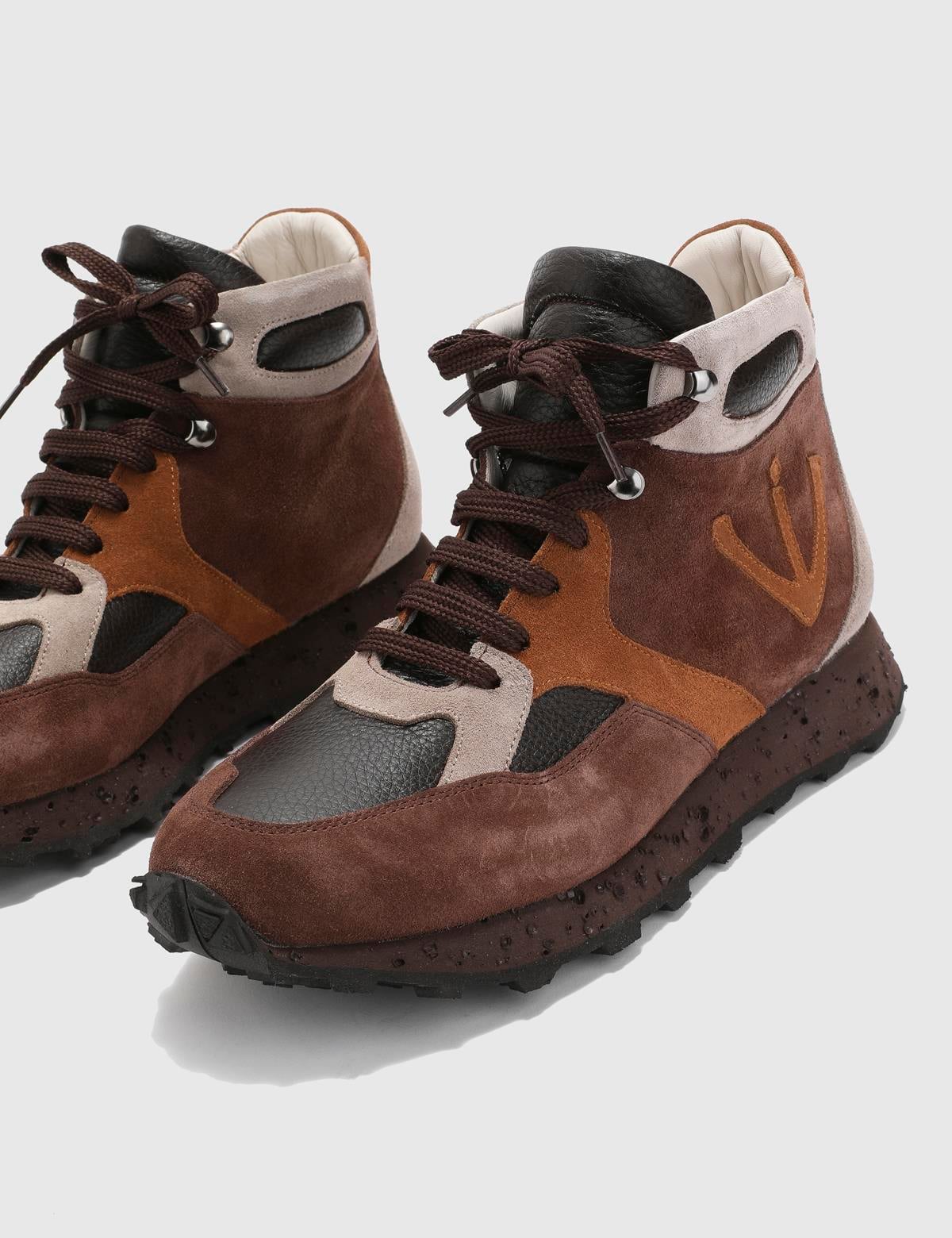 Riyad Brown Leather Men's Boot