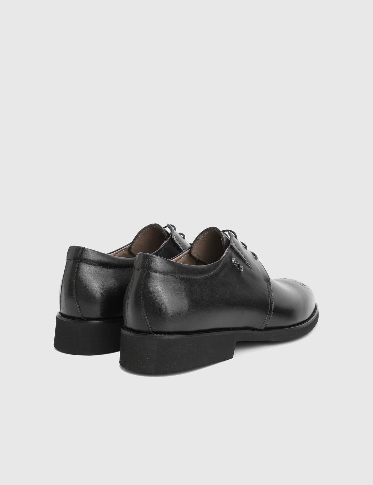 Rodrigo Black Leather Men's Classic Shoe