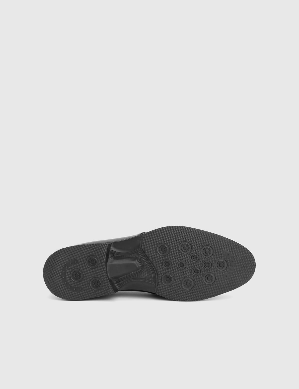 Rodrigo Black Leather Men's Classic Shoe