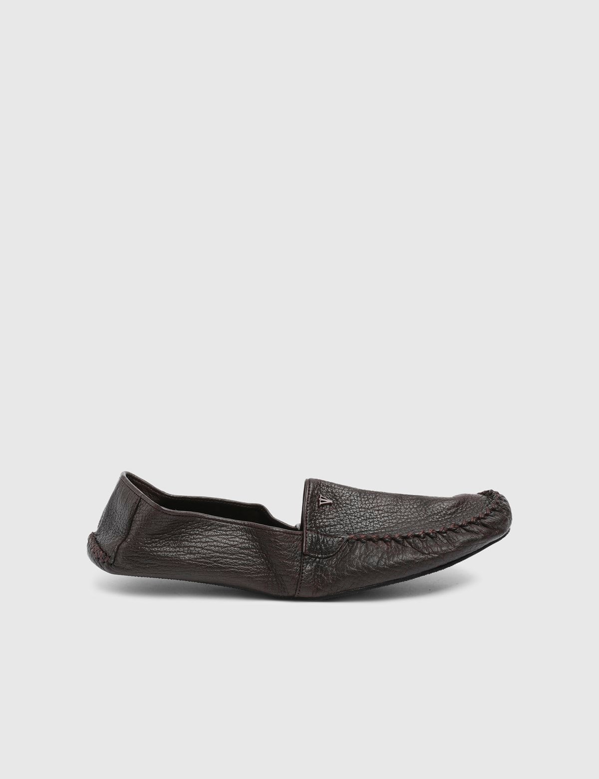 Romano Brown Floater Leather Men's House Shoe