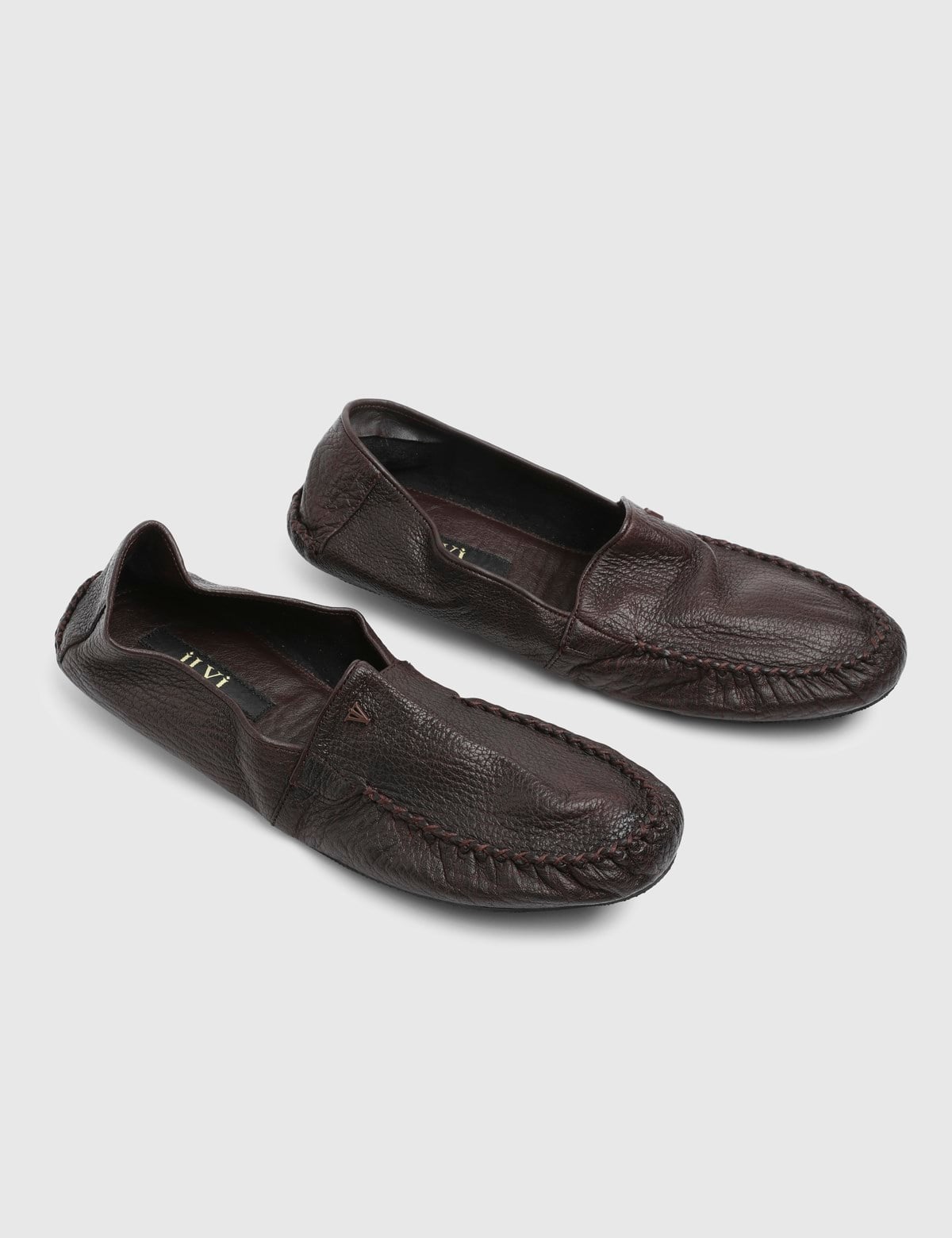 Romano Brown Floater Leather Men's House Shoe