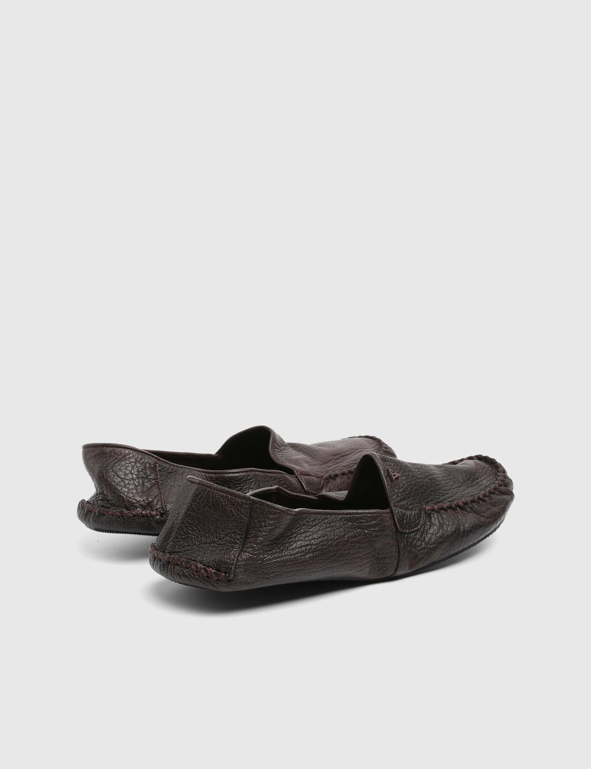 Romano Brown Floater Leather Men's House Shoe