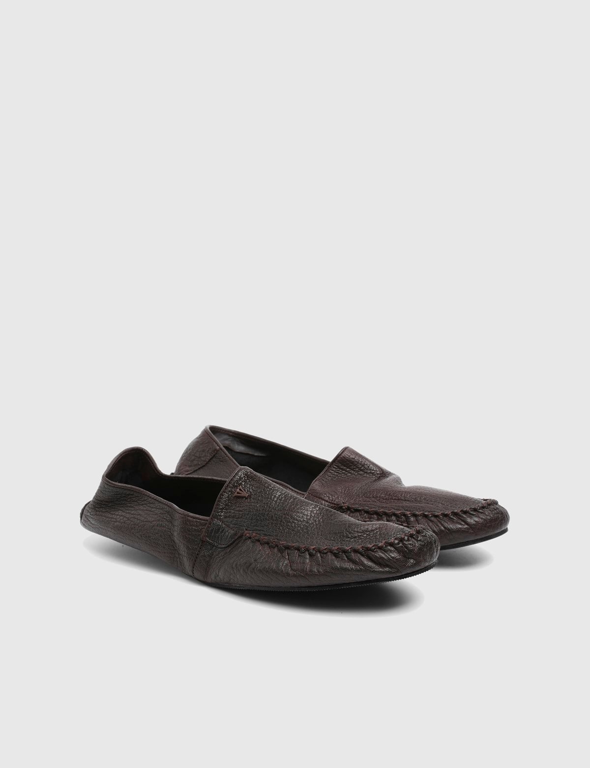 Romano Brown Floater Leather Men's House Shoe