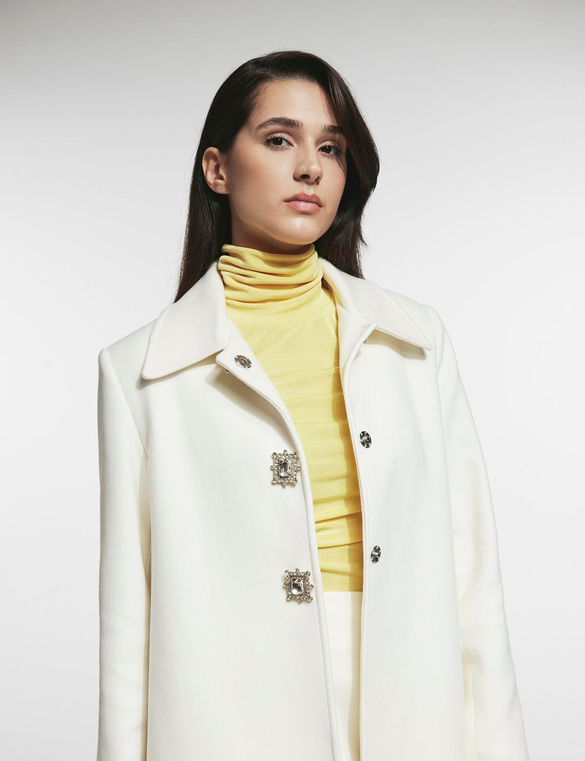 Rundy White Women's Coat