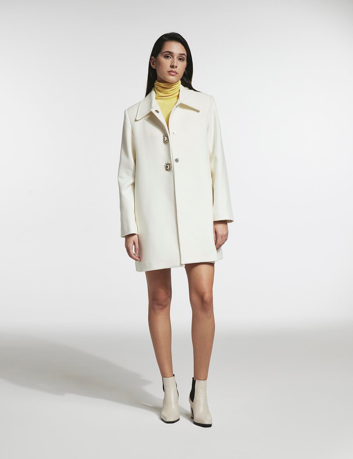 Rundy White Women's Coat