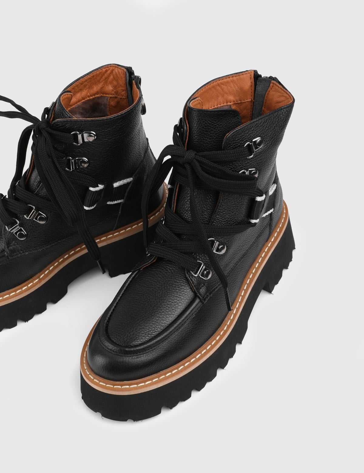 Rush Black Leather Women's Boot