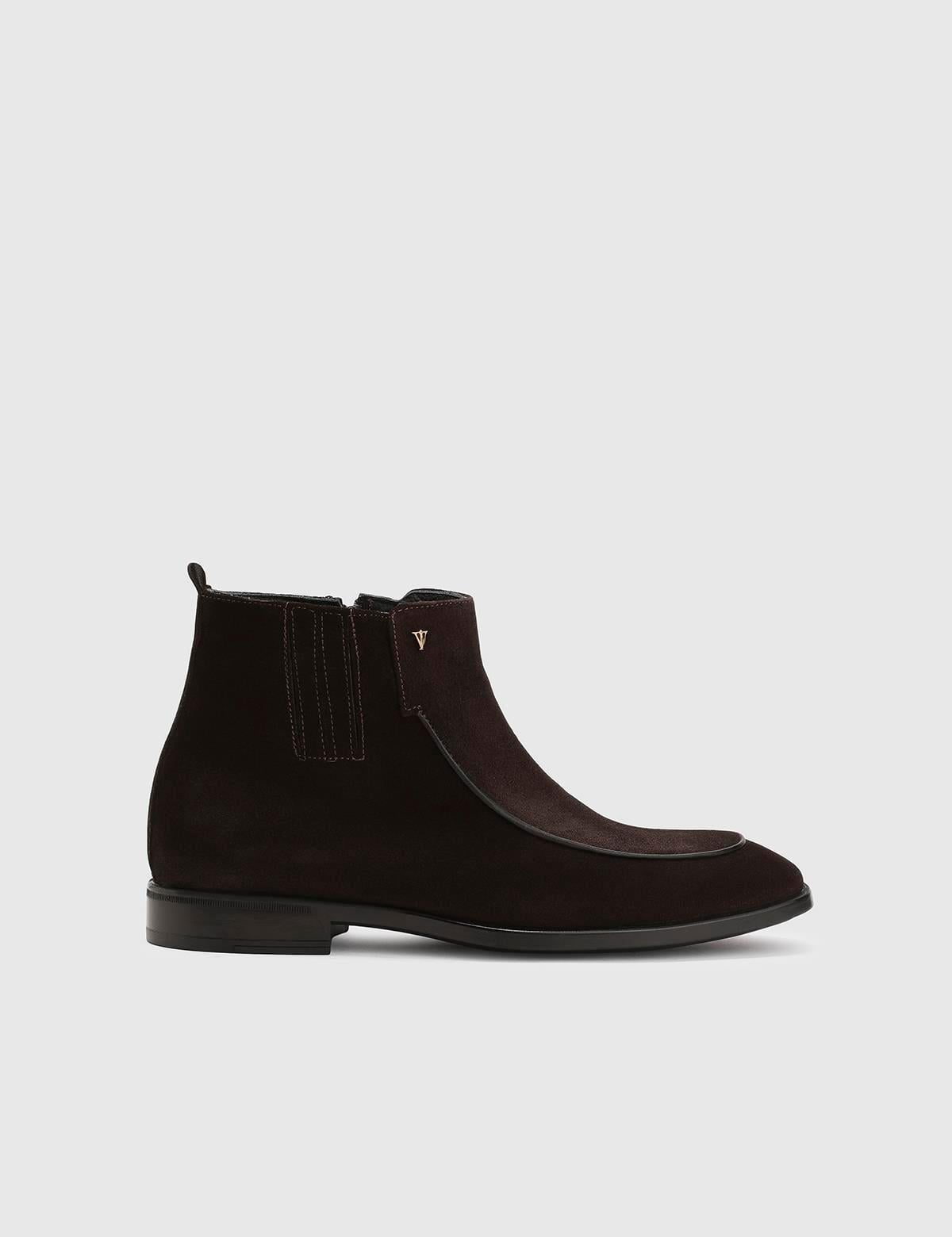 Sancho Brown Suede Leather Men's Boot
