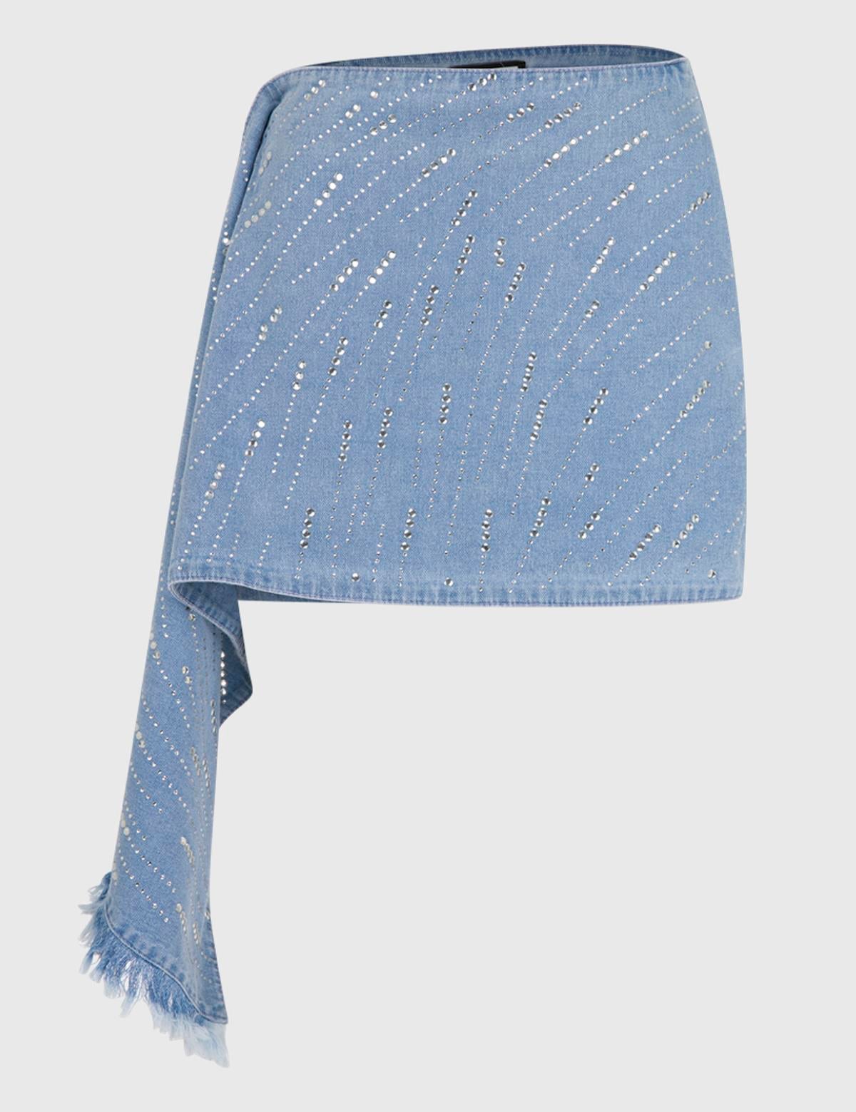 Silenzio Blue Women's Denim Skirt
