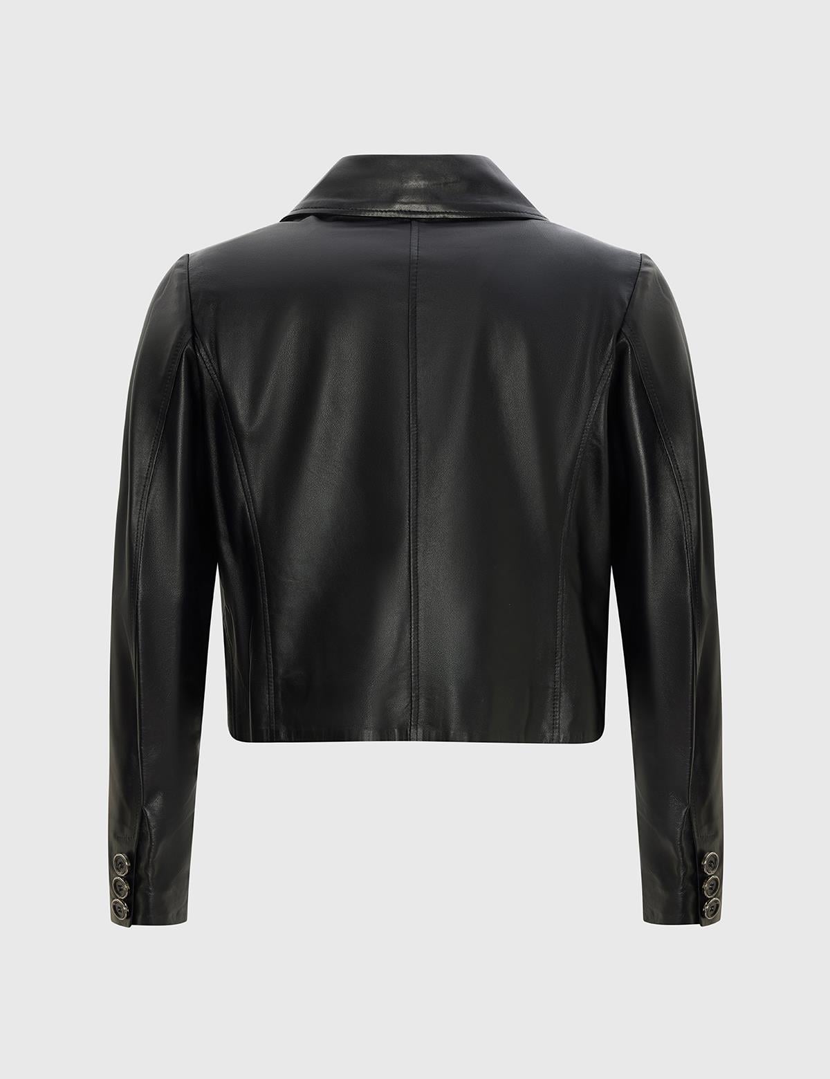 Soleil Black Women's Leather Jacket