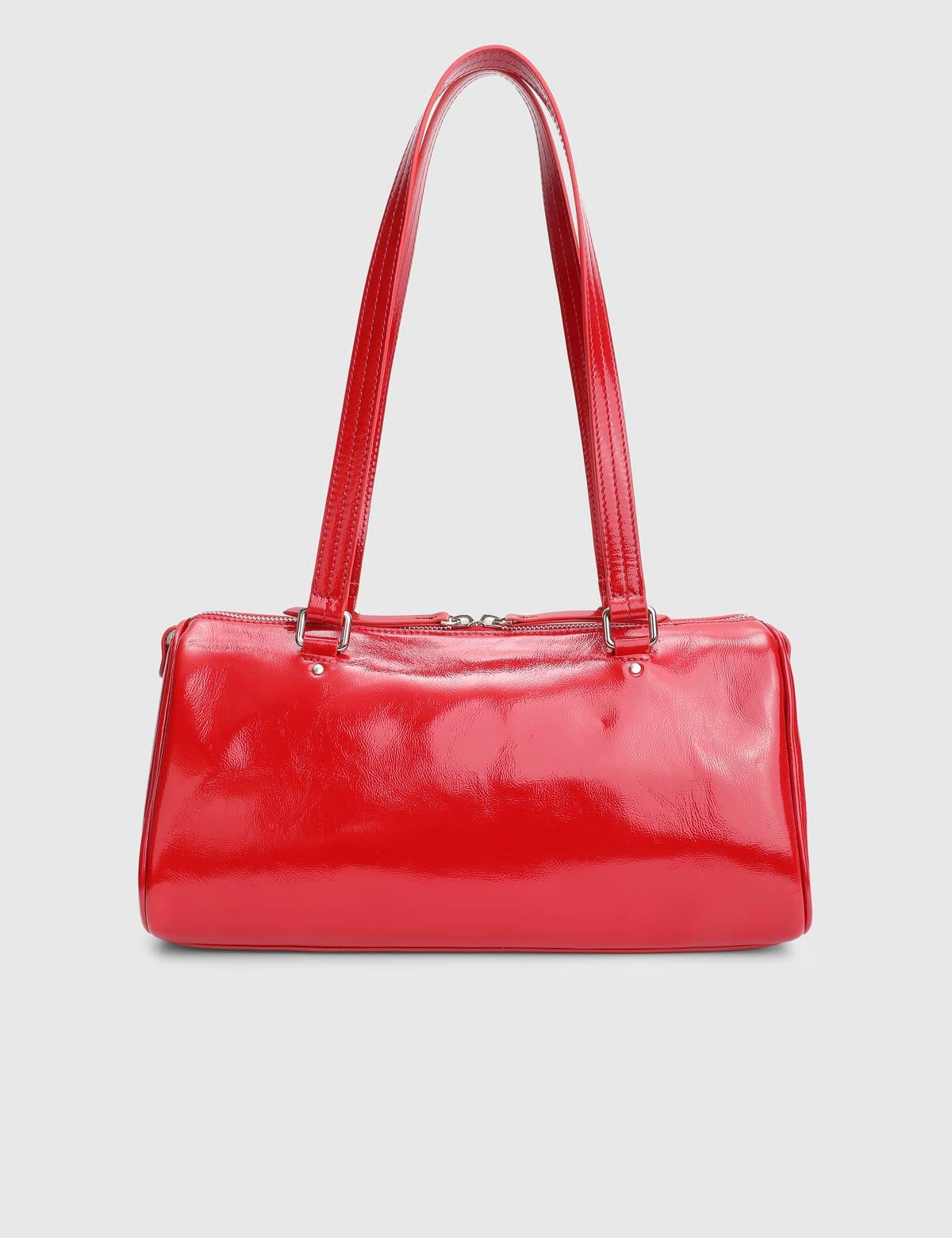 Stery Red Patent Leather Women's Shoulder Bag