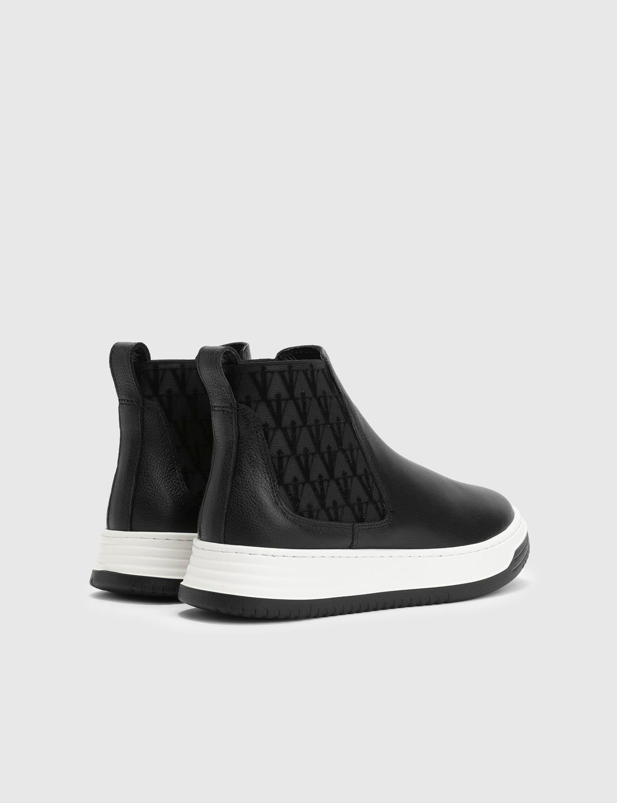 Stew Black Leather Women's Boot