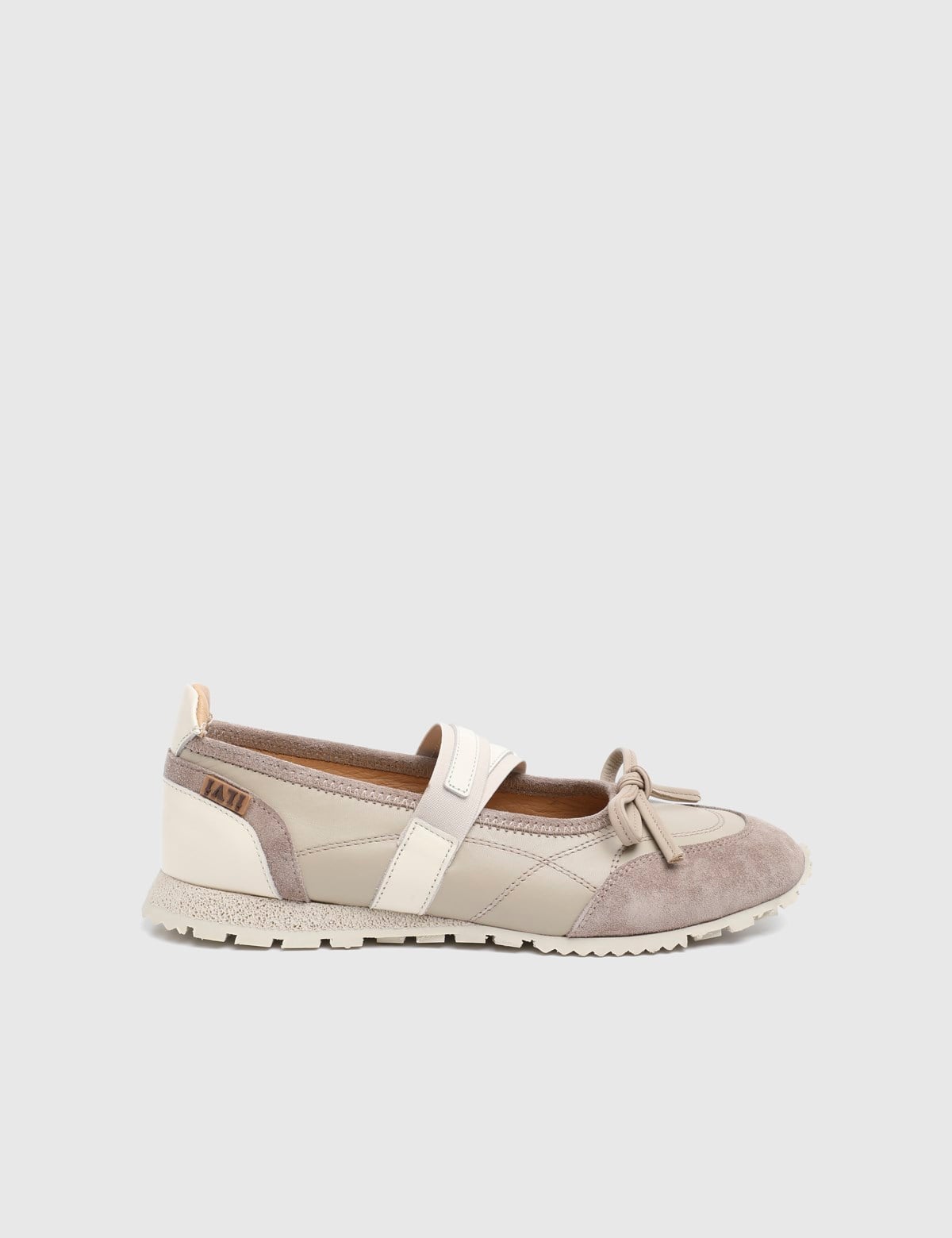 Suen Beige Suede Leather Women's Sneaker