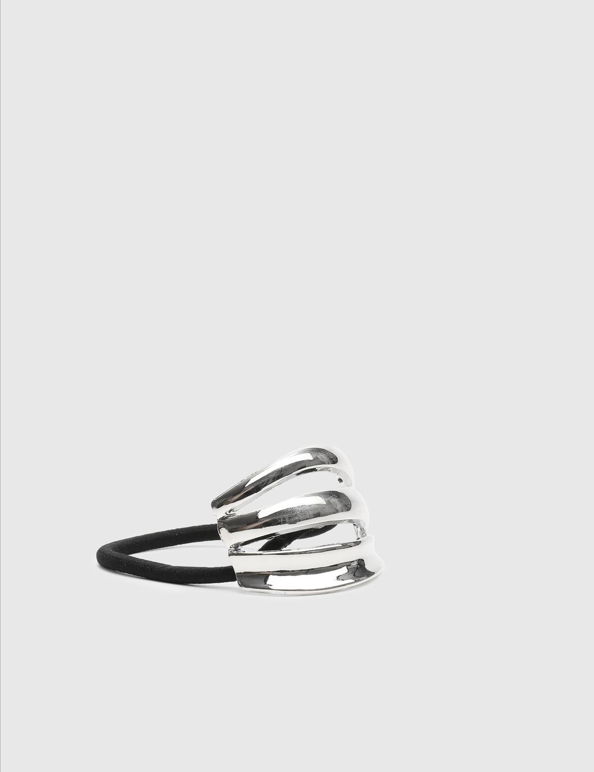 Tepuke Silver Women's Hair Tie